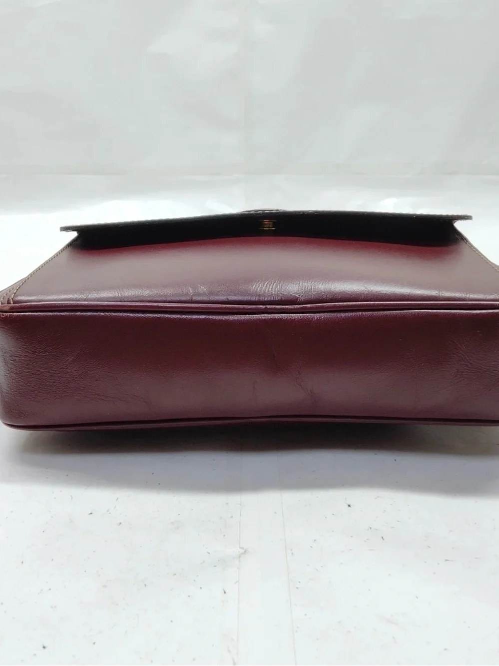 Cartier Shoulder Bag Bordeaux Leather